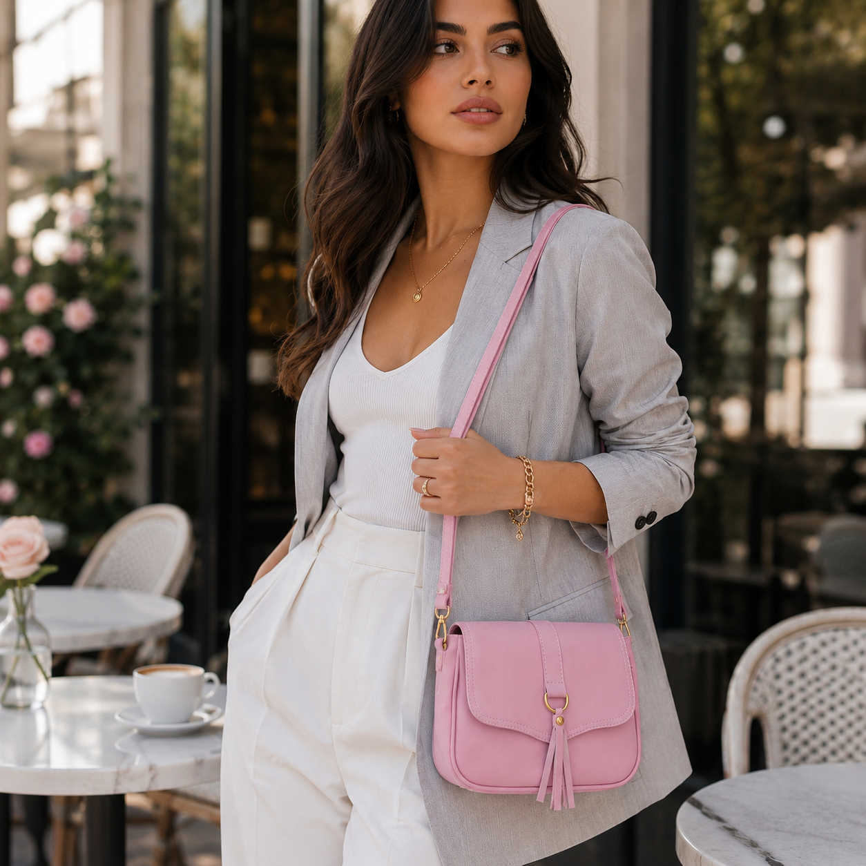 Bolso Vélеz de Cuero Legítimo - Lanzamiento 70% OFF