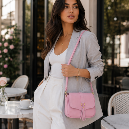 Bolso Vélеz de Cuero Legítimo - Lanzamiento 70% OFF